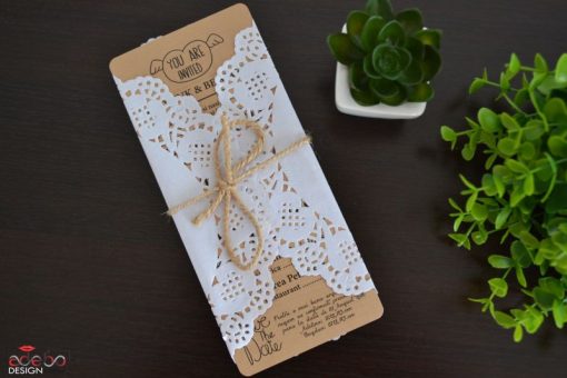 Invitatie nunta Rustic 2