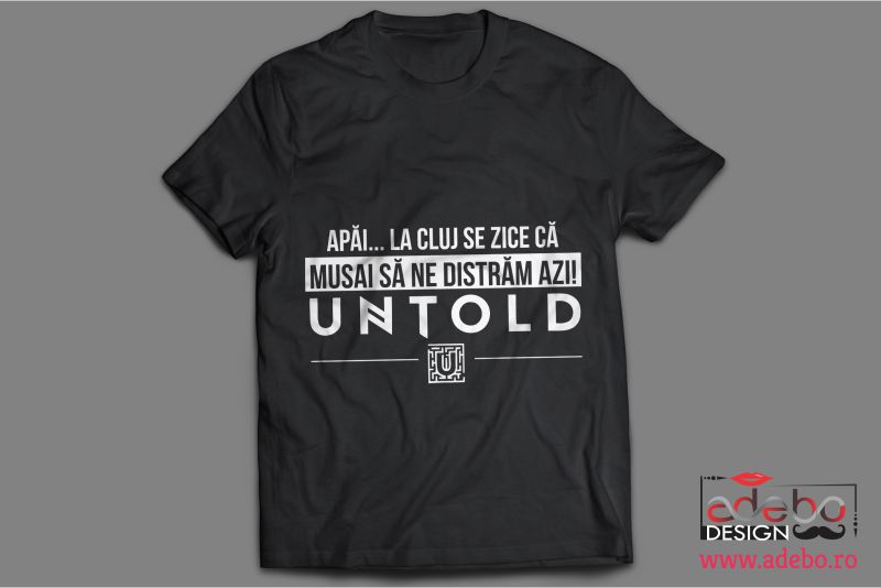 Tricouri personalizate UNTOLD Festival