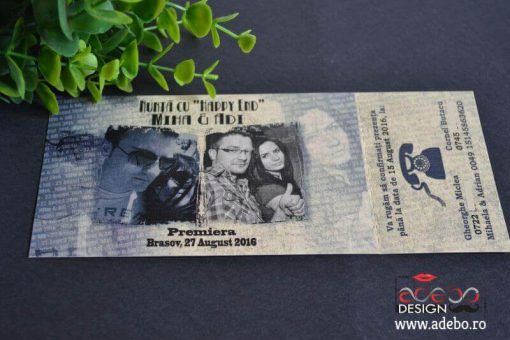Invitatie nunta Bilet Cinema (10)
