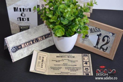 Invitatie nunta Bilet Cinema (12)