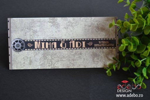 Invitatie nunta Bilet Cinema (5)