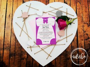 Invitatie botez personalizate Body Fetita