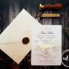 Invitatie nunta cu sigiliu - Ami