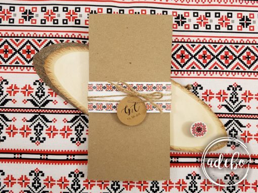 Invitatii nunta motive romanesti