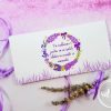 Plic bani nunta - tema Lavanda
