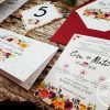 Set accesorii nunta Derya - plic bani - numere masa - meniu