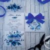 Invitatie nunta Indigo