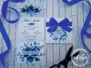 Invitatie nunta Indigo