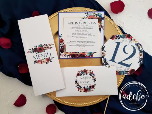 Invitatie nunta Navy 4