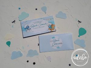 Invitatie botez Strumfi 3