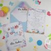 Invitatie botez baietel - watercolor 3