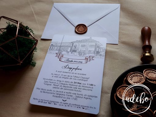 Invitatie intalnire 10 ani Liceu 3