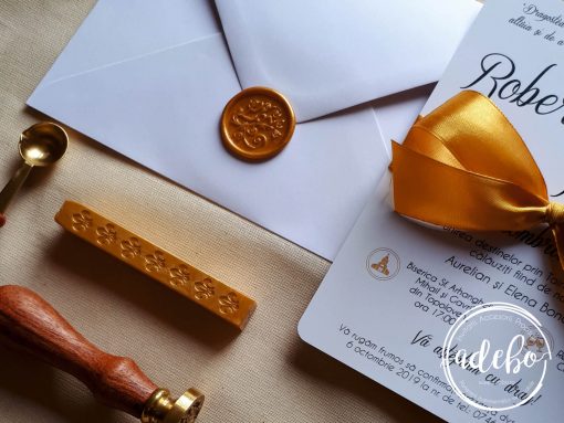 Invitatie nunta Goldy 1