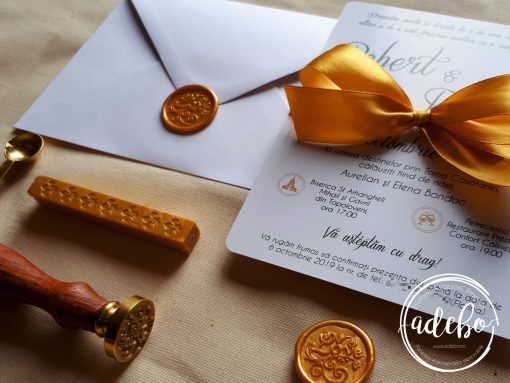 Invitatie nunta Goldy 3