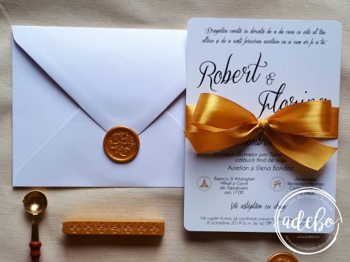 Invitatie nunta Goldy 4