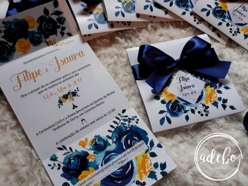 Invitatie nunta Navy Lemon 3