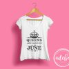 Tricou personalizat - Queens are born