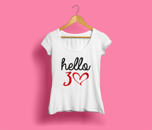 Tricou personalizat pentru 30 ani