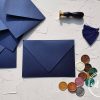 Plicuri facute manual - Albastru Regal