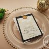 Invitatie nunta Luxury Gold