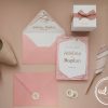 Invitatie nunta Rose Gold