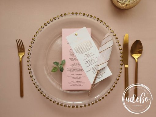 Pachet papetarie nunta Rose Gold