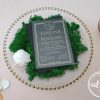 Invitatii nunta plexiglas - Gold Lines