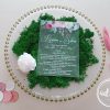 Invitatii nunta plexiglas - Trandafiri