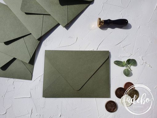 Plicuri facute manual - Verde Olive