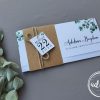 Invitatie nunta Kraft Eucalypt