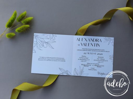 Alternative view of Invitatie nunta Olive