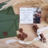 Invitatie nunta Verde Olive