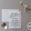 Invitatie nunta carton vellum