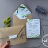 Invitatie nunta tematica masline