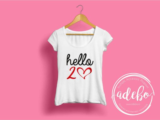 Tricou personalizat pentru 20 ani