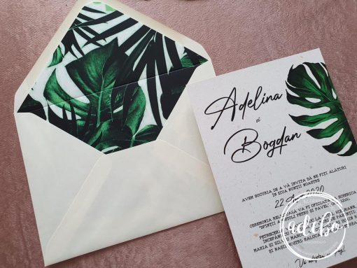 Alternative view of Invitatie nunta Colocasia