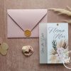 Invitatie nunta Pampas & Orchid