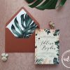 Invitatie nunta Philodendron