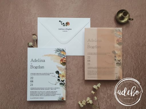 Invitatie nunta Protea