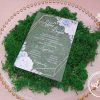 Invitatii nunta plexiglas - Baby Blue