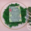 Invitatii nunta plexiglas - Tropical