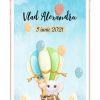 Invitatie digitala botez - Hot air balloon