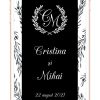 Invitatie nunta digitala - Black and white