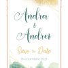 Invitatie nunta digitala - Verde smarald