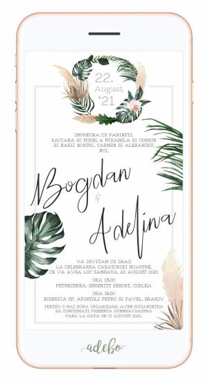 Invitatie nunta electronica - Pametto