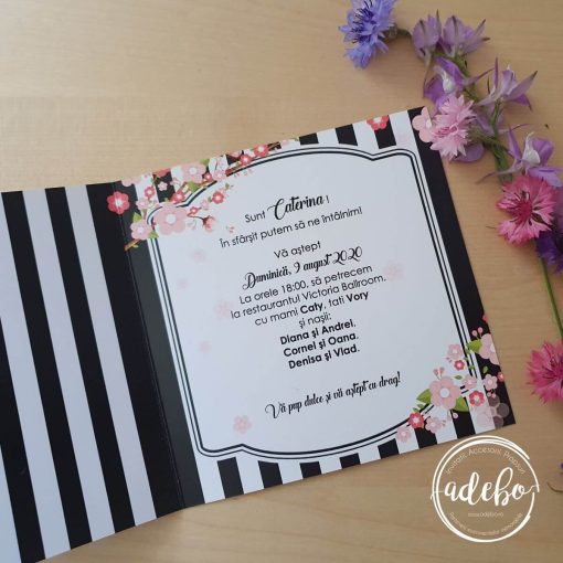 Invitatie de botez Caterina 2