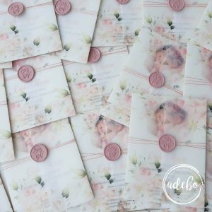 Invitatie de botez Rose 3