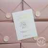 Invitatie de botez Dusty Rose