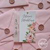Invitatie de nunta Bujori Roz