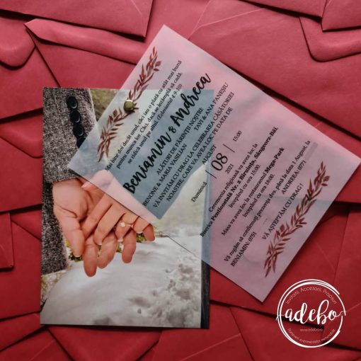 Invitatie de nunta cu poza 1